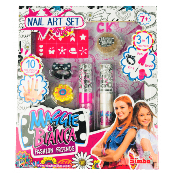 Simba Nail Art Set Maggie och Bianca 3 i 1