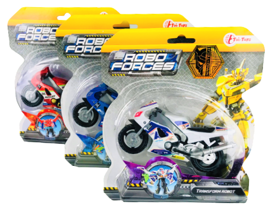 Robo Forces 2-i-1 Transformerande Sport Motorcykel