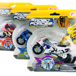 Robo Forces 2-i-1 Transformerande Sport Motorcykel