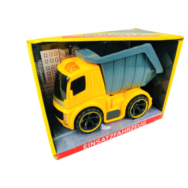 En Batteridriven Dumper med Ljus och Ljud