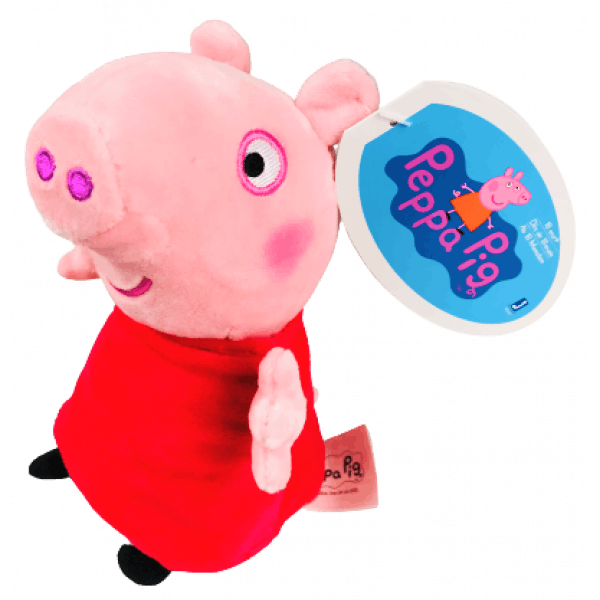 Peppa Pig - Mjuk leksak med ljud, 18cm