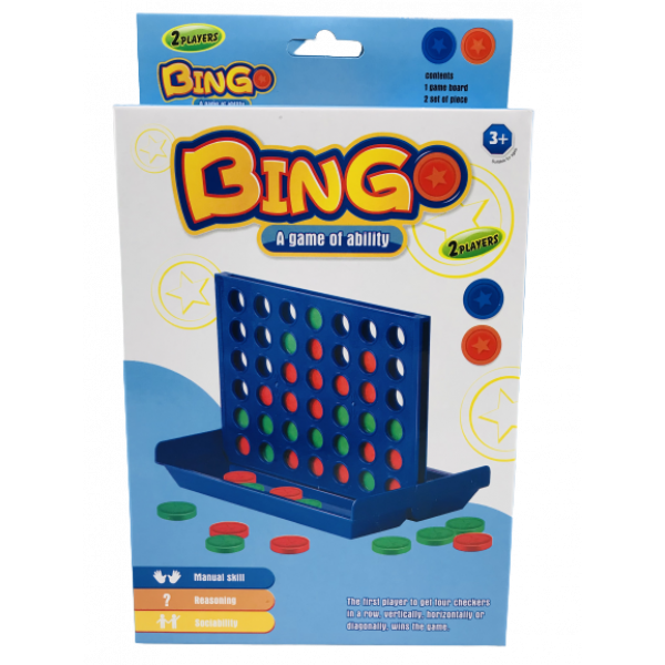 4 i rad (BINGO) i en låda