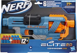 Nerf Elite 2.0 Commander Rd 6 med 12 Pilar