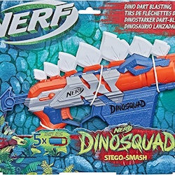 Nerf DinoSquad Stego-Smash Blaster med 5 Nerf-pilar