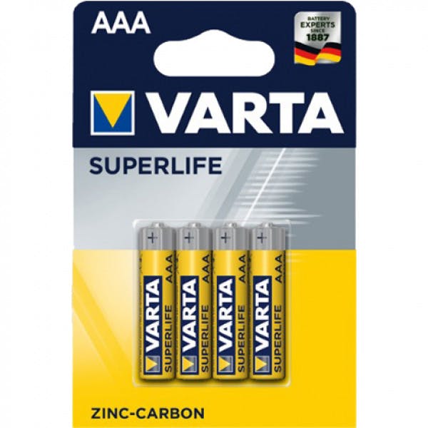 AAA batterier Varta Superlife (4-pack)