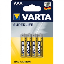 AAA Batterier Varta Superlife (4-pack)