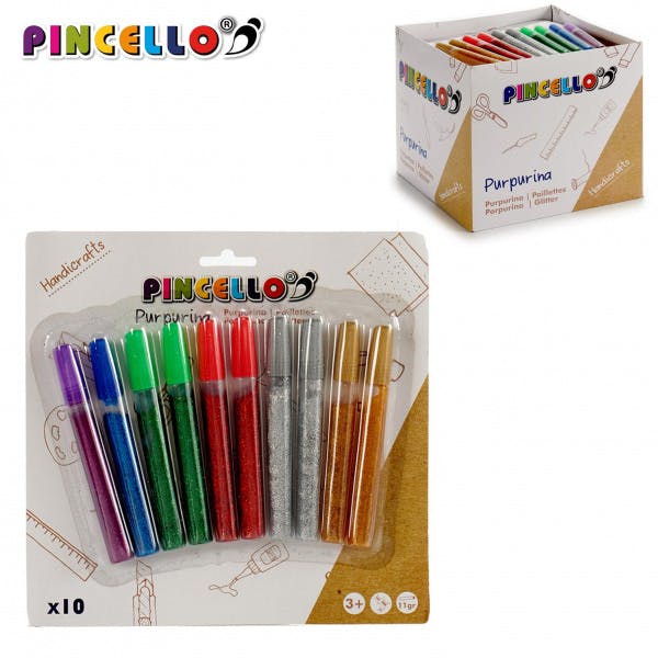 Pincello Glitter Set (10 st )