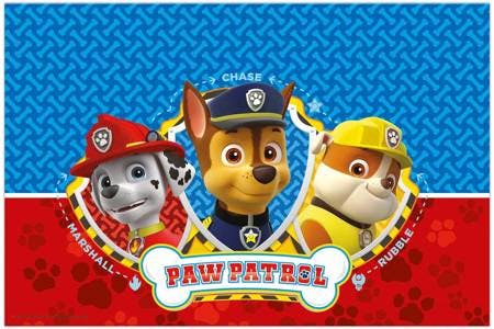 Paw Patrol Komplett Kalaspaket Röd gul och blå med ballonger och engångsartiklar