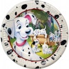 Disney 101 Dalmatiner Komplett Kalaspaket med ballonger och engångsartiklar svart och vit