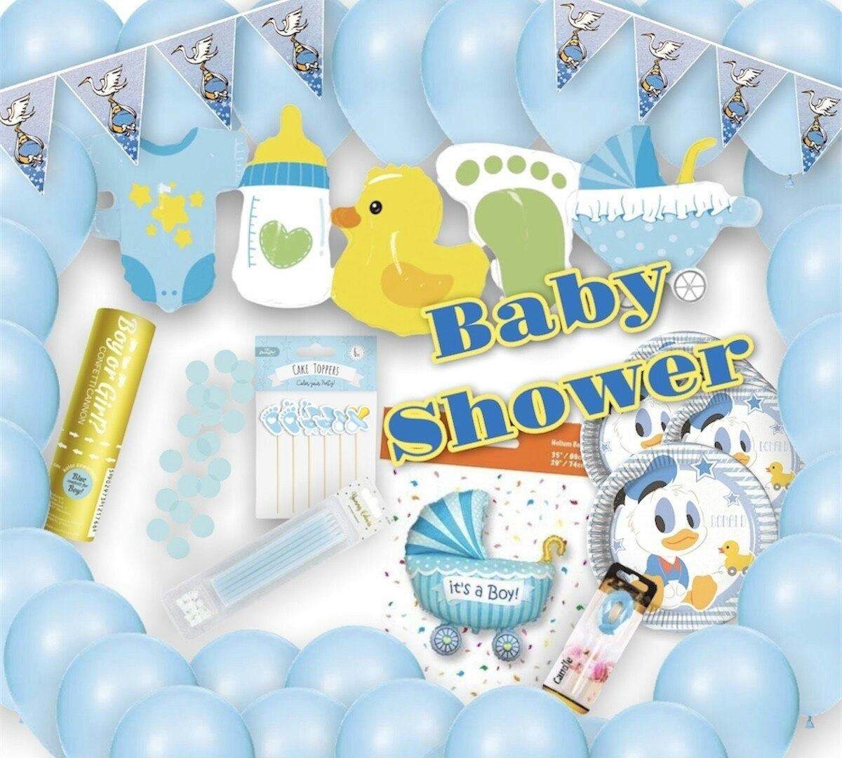 Baby Shower (Baby Boy) Paket 51-pack
