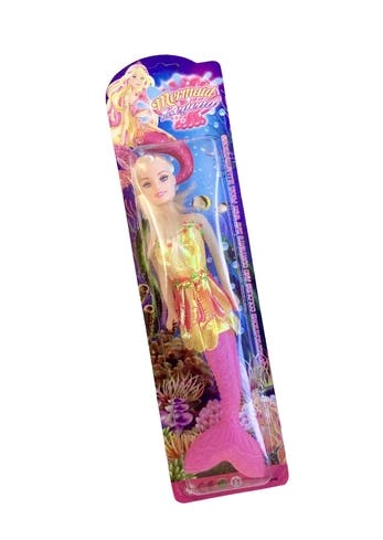 Flerfärgad Mermaid Legend Sjöjungfru, 28 cm
