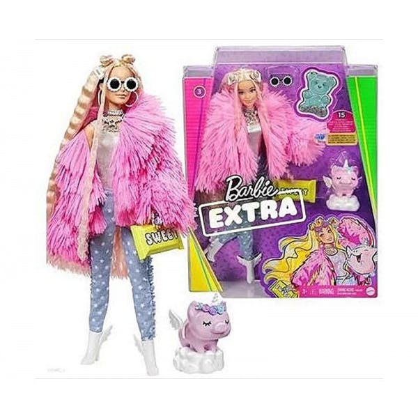 Barbie Extra med Rose Jacka,Djur och Tillbehör