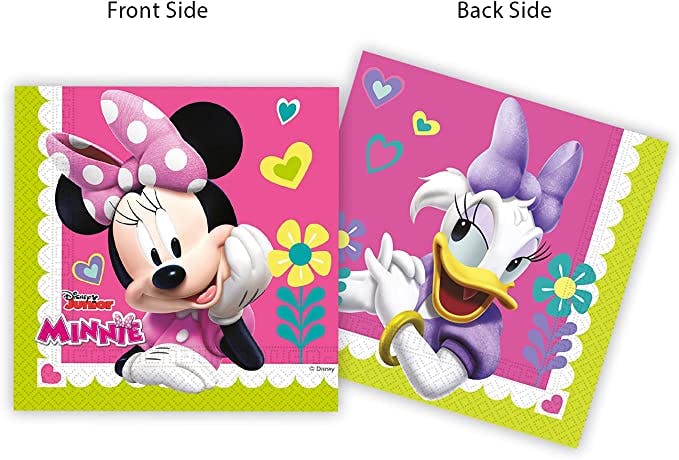 Disney Minnie Komplett Kalaspaket 59 st Ljusrosa med ballonger, Folieballong och engångsartiklar