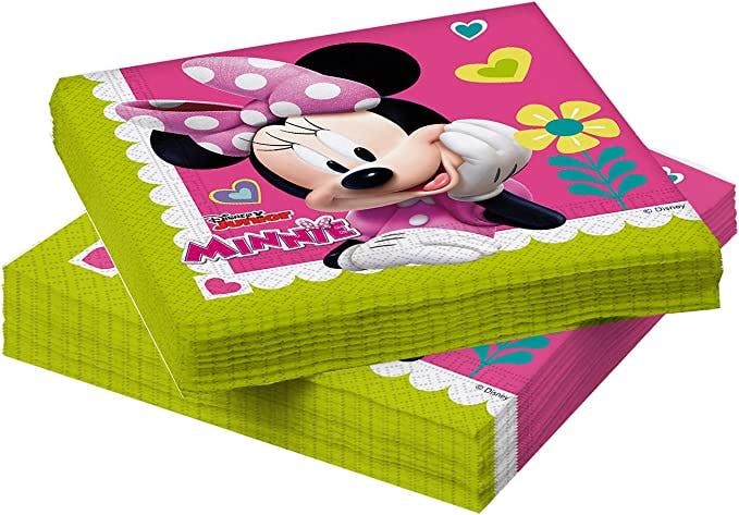 Disney Minnie Komplett Kalaspaket 59 st Ljusrosa med ballonger, Folieballong och engångsartiklar