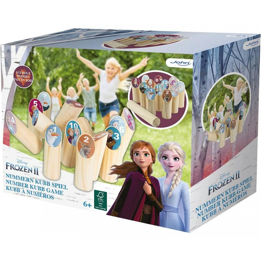 Disneyfrozen Nummerkubb utomhusspel