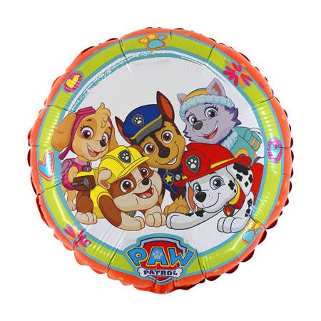 Flerfärgad Folieballong Paw Patrol, 46 cm