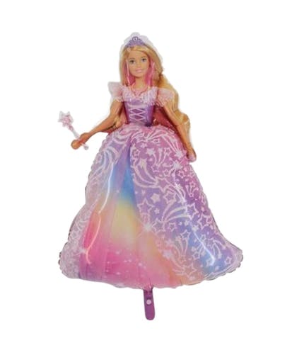 Folieballong Barbie, 96 cm Flerfärgad