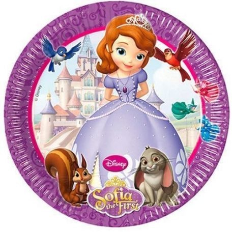 Disney Sofia den första Papperstallrikar