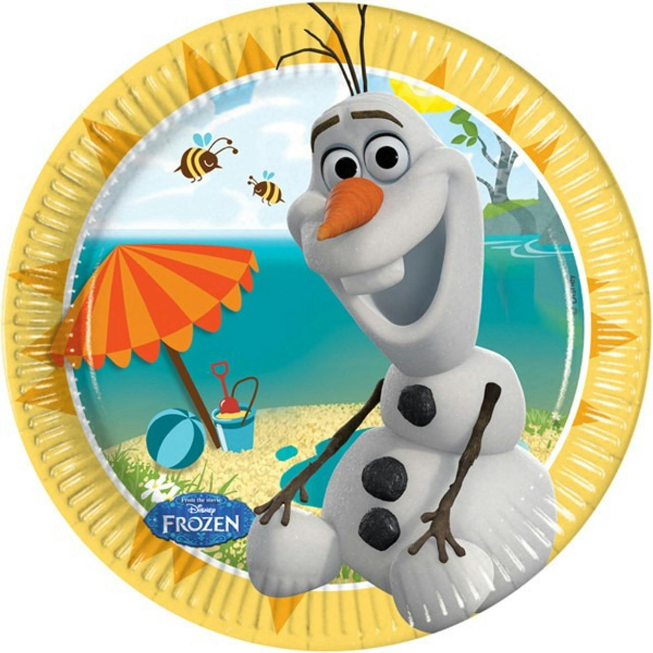 Disney Frozen Olaf Papperstallrikar