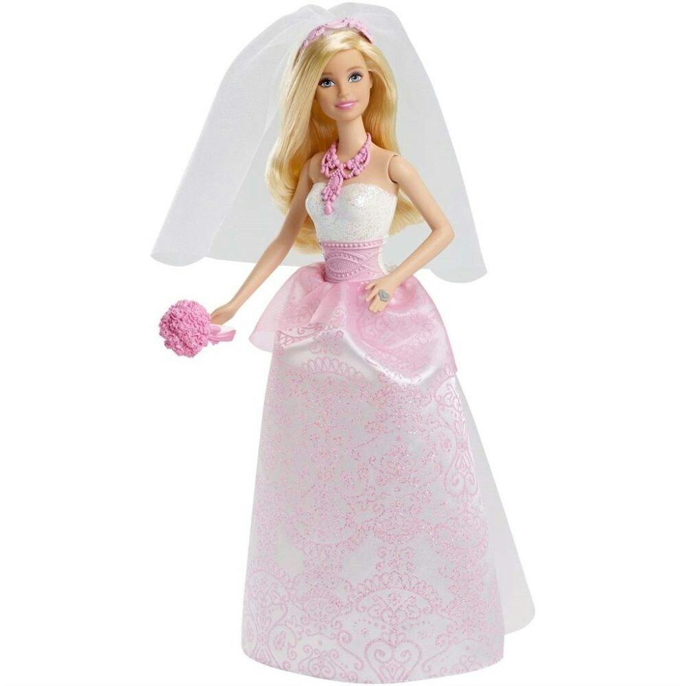 Barbie Docka Med Brudklänning