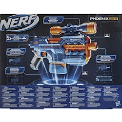 Nerf Elite 2.0 Phoenix CS-6 - motoriserad blaster med kikarsikte och 12 darts