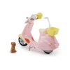 Barbie-Moped med Hundvalp