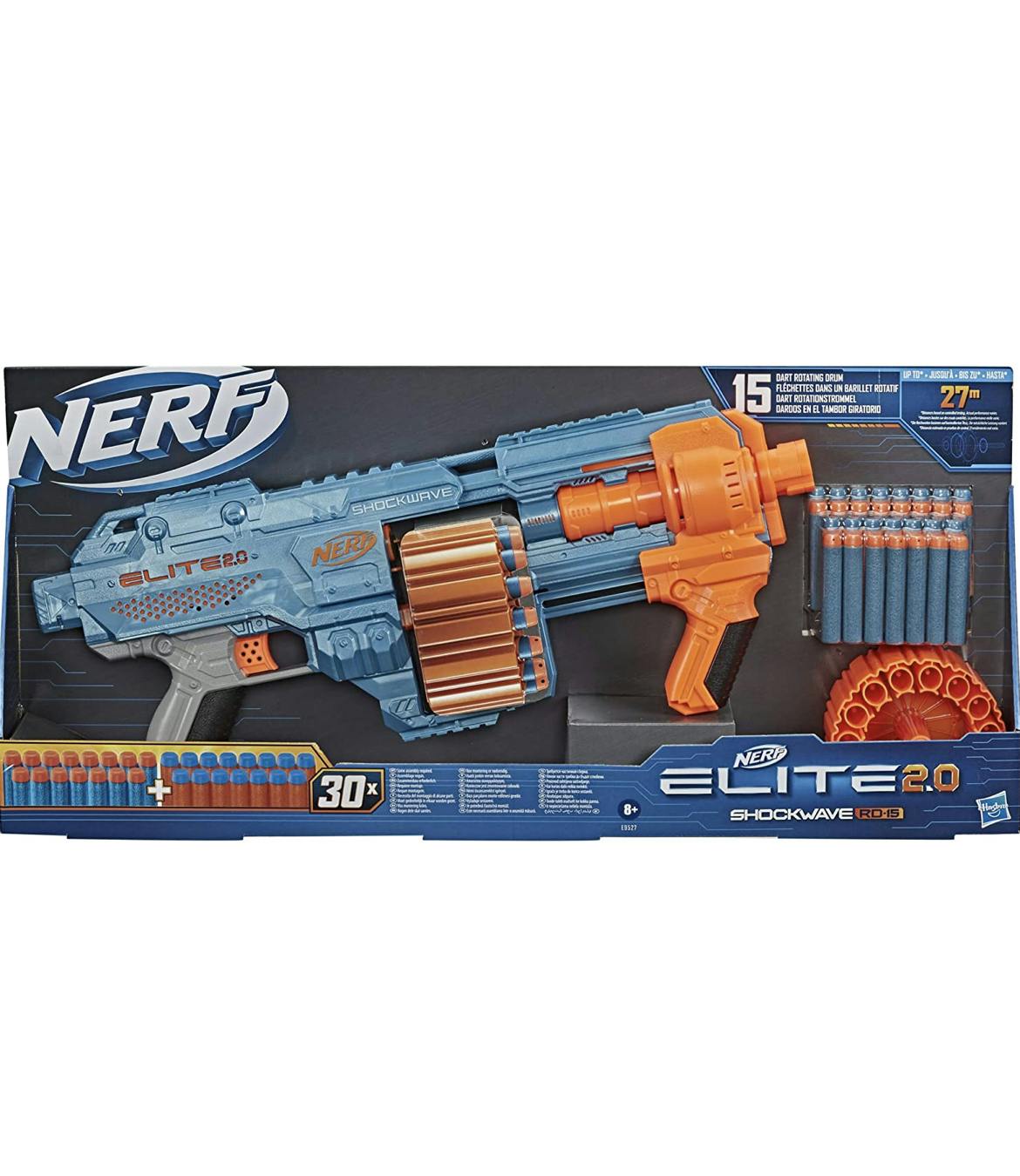 NERF Elite 2.0 Shockwave RD 15