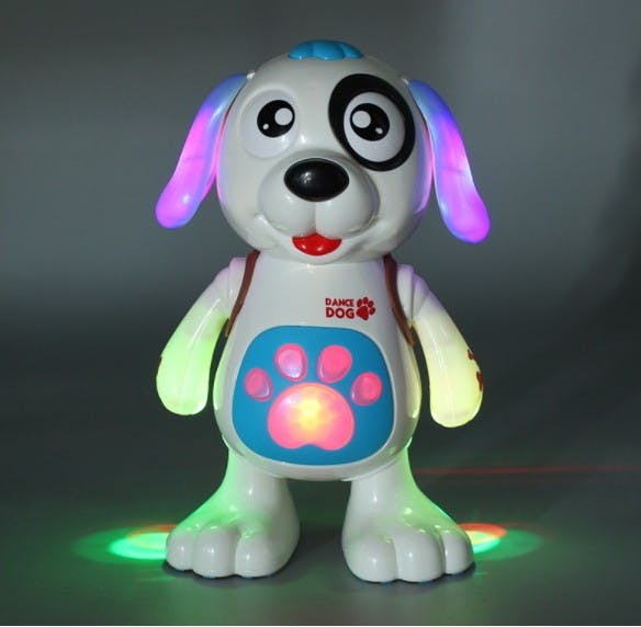 Little Buddy dansande hund med musik och ljus