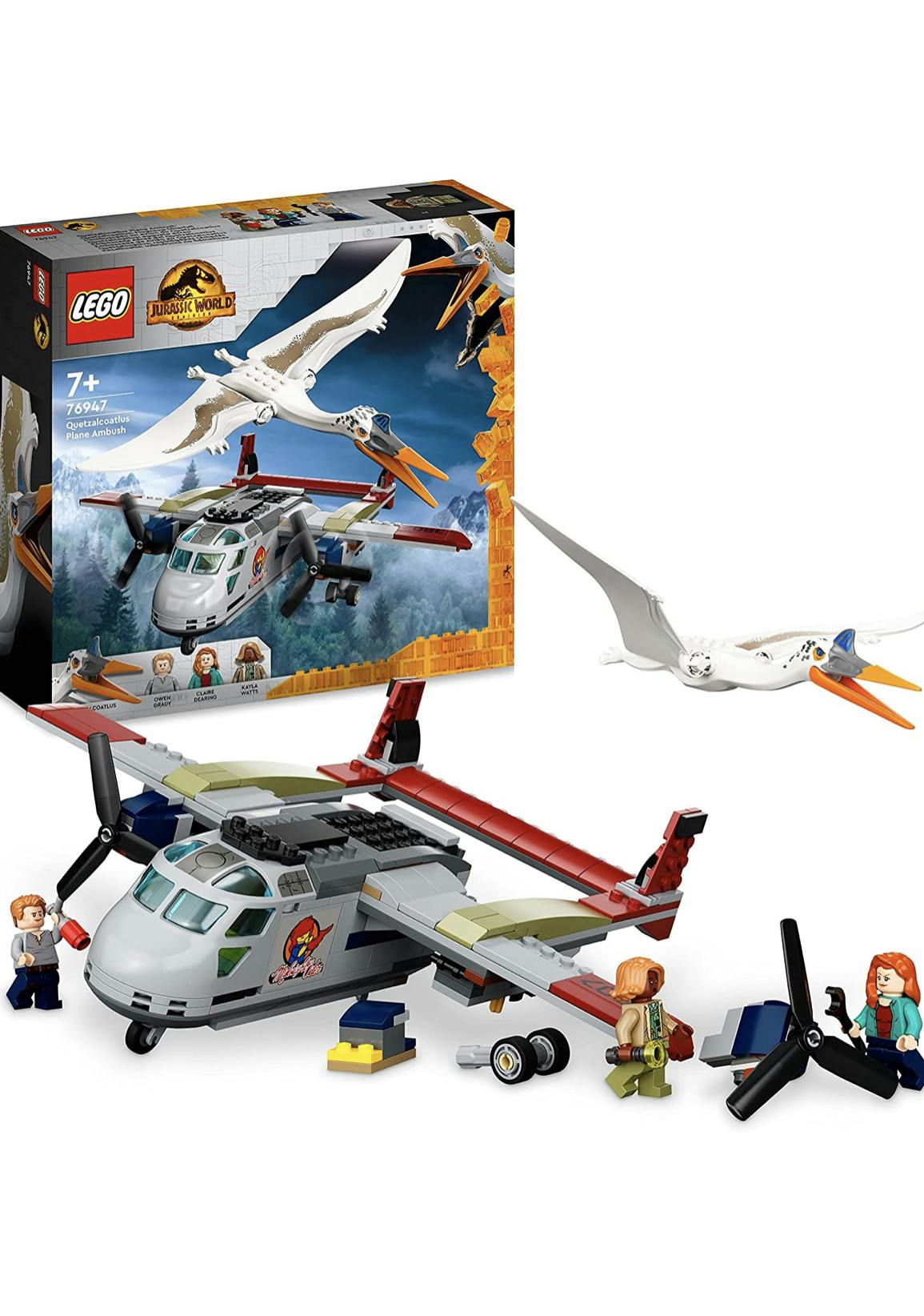 LEGO Jurassic World Quetzalcoatlus – flygplansattack Byggsats, 76947