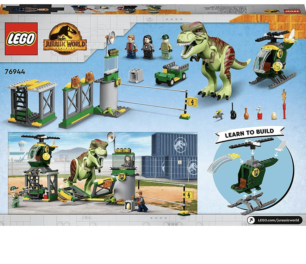 LEGO  Jurassic World T. rex – Dinosaurieflykt, Flygplats