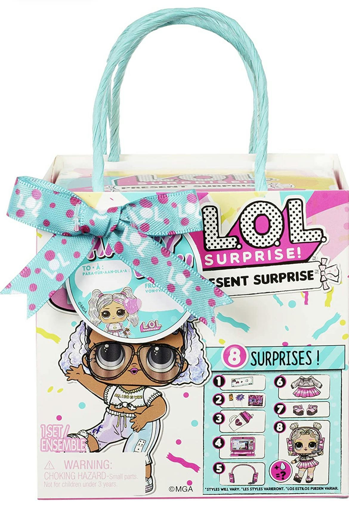 LOL Surprise, Present Surprise Dolls med 8 Överraskningar
