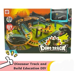 DIY Batteridriven Dinosaur Racerbana 49-delar