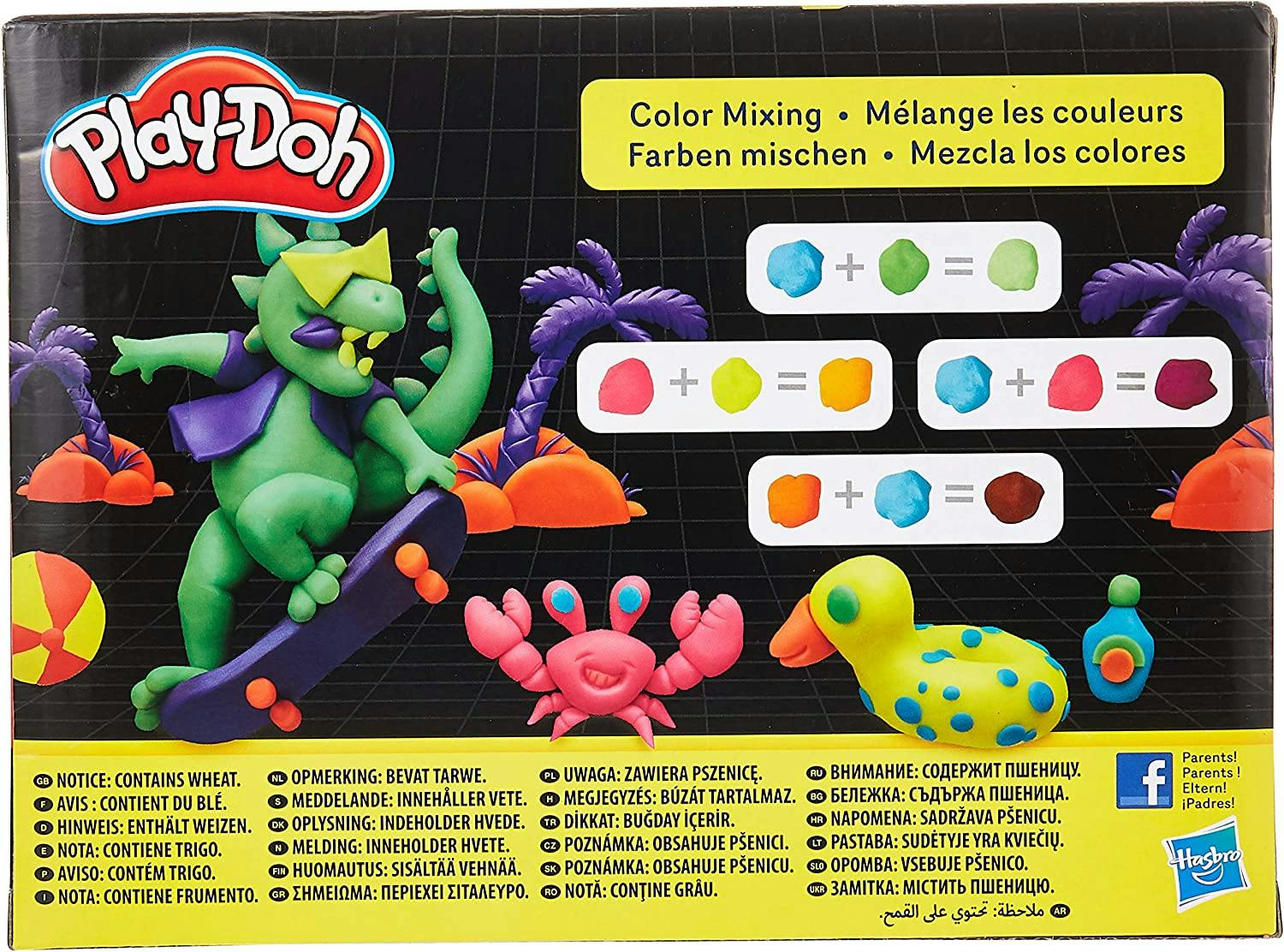 Play-Doh 8-Pack Neon, giftfri modellera med 8 färger  Rekommenderad ålder: +2 år