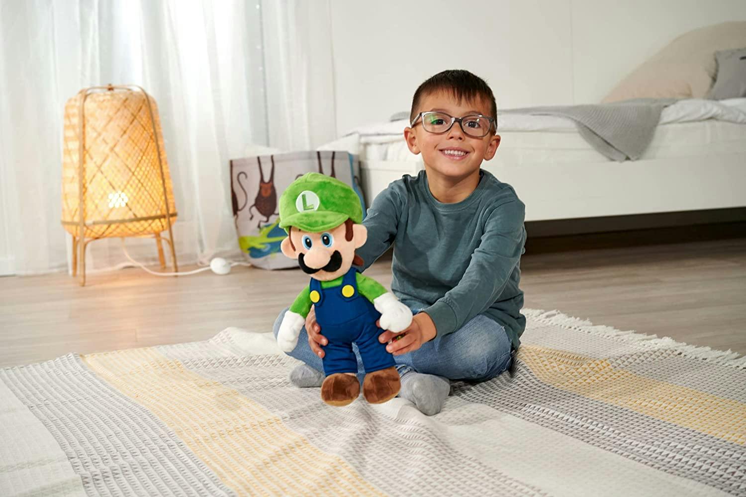 Nintendo Super Marios bror och medhjälpare Luigi som gosedjur.