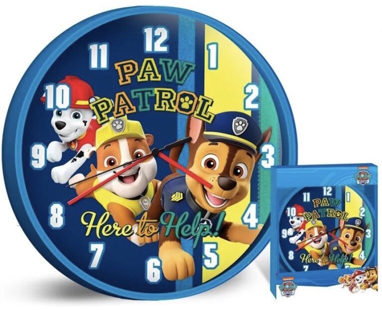 Paw Patrol Väggklocka