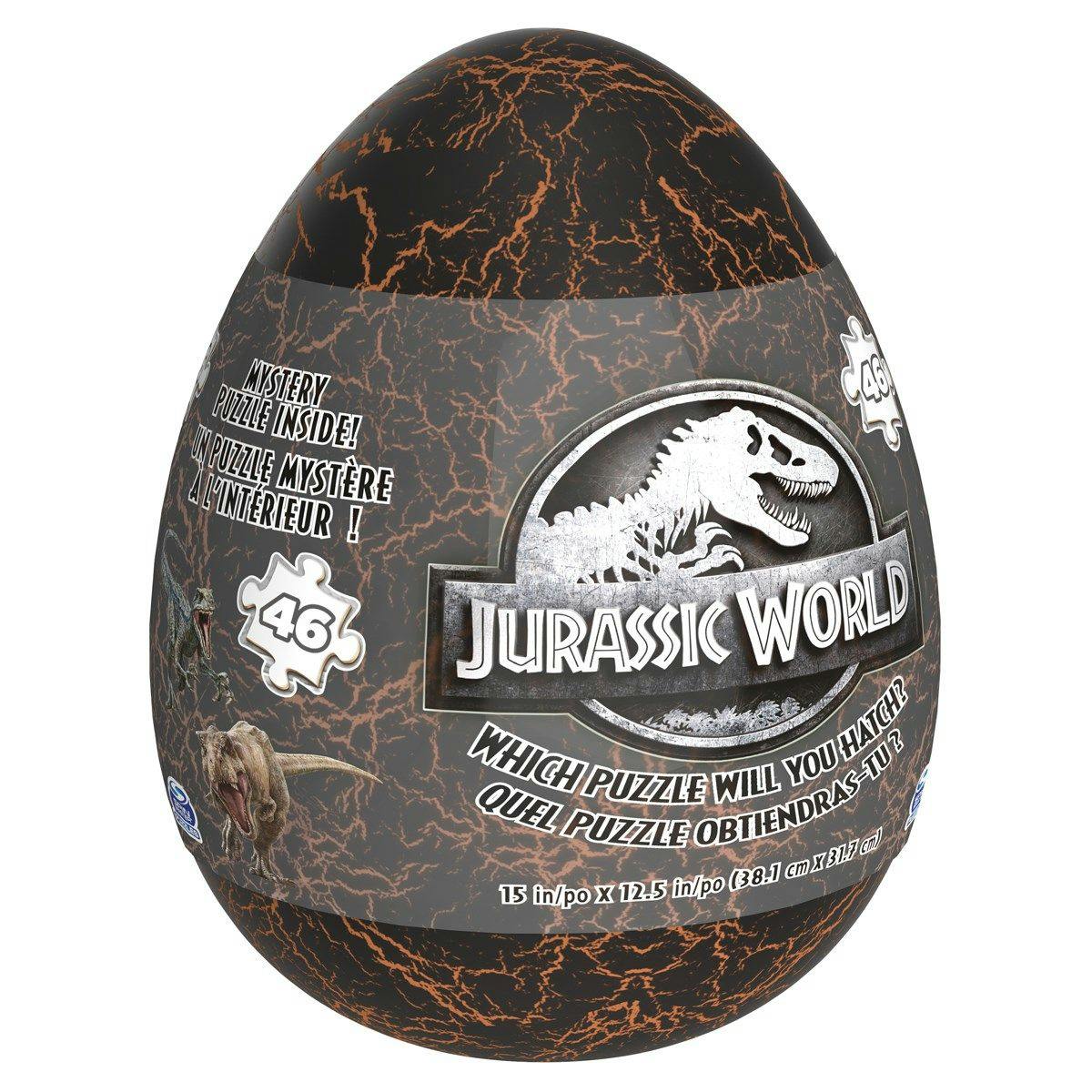 Jurrasic World Pussel i Överraskningsägg