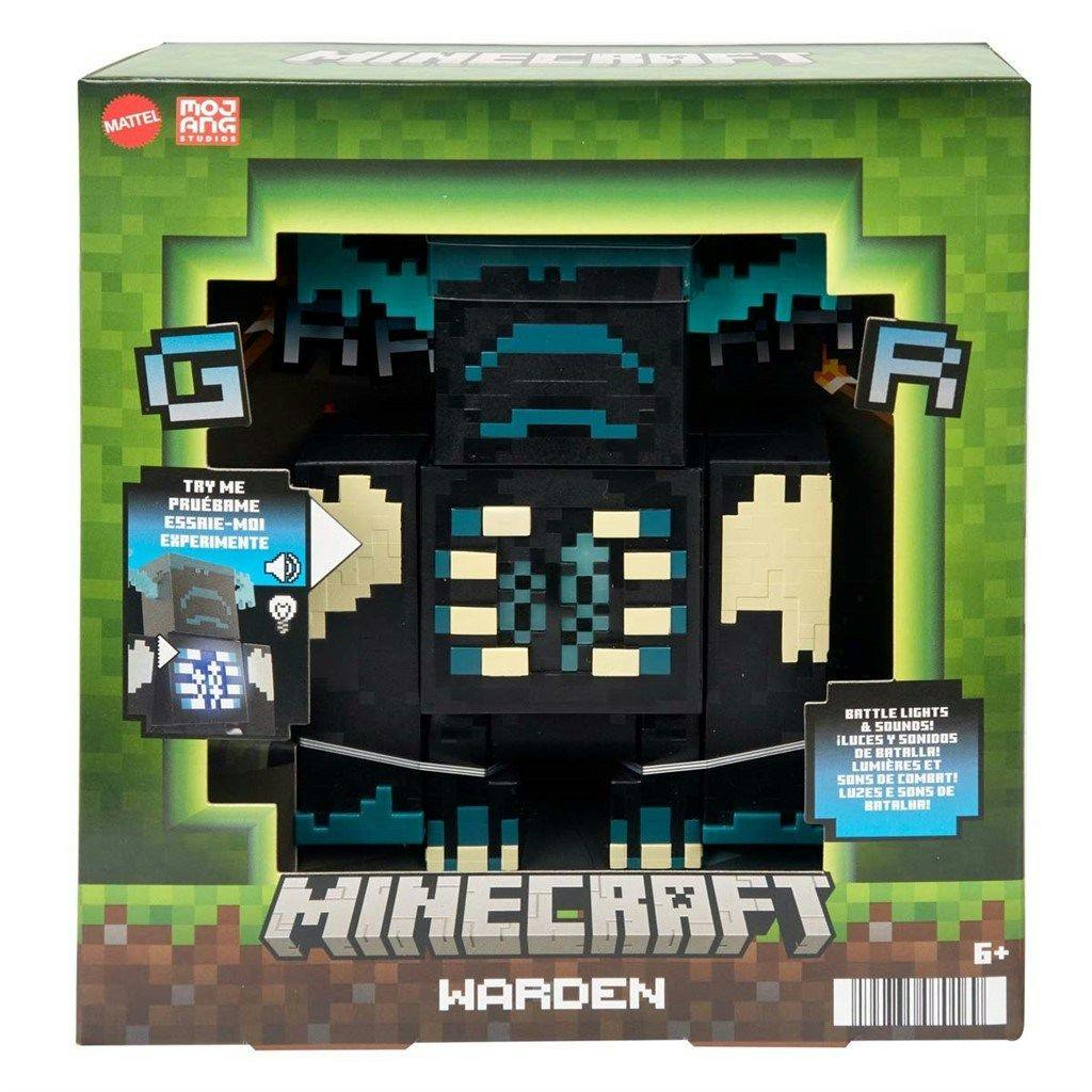 Minecraft The Warden 2023 Actionfigur med ljus och ljud