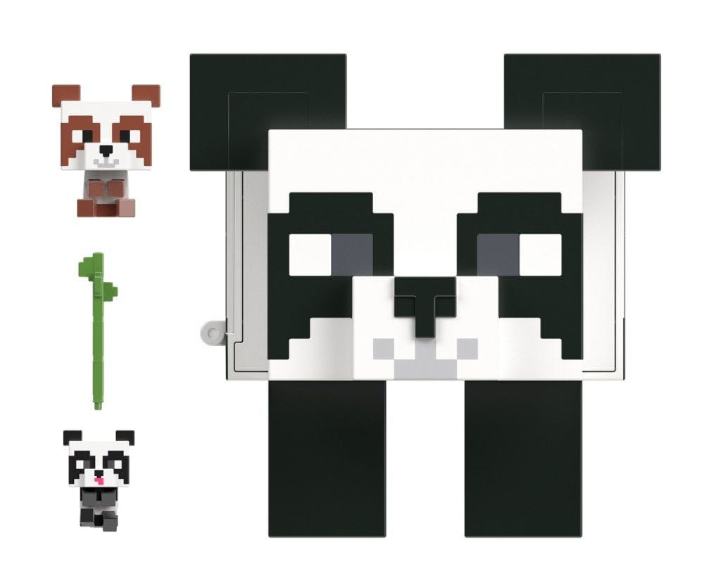 Minecraft MOB Head Mini Panda Playset 2023