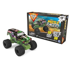 Monster Jam 3D Puzzle Racers Grave Digger