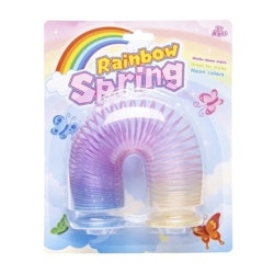 Rainbow Spring Färgglad Slinky