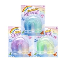 Rainbow Spring Färgglad Slinky