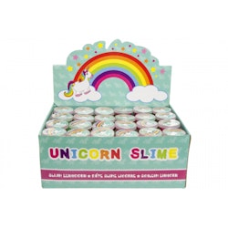 Flerfärgad Unicorn Slime