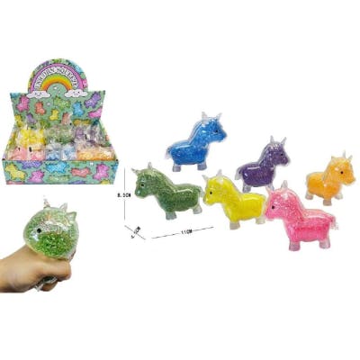 Färgglad unicorn Squeeze, fidget antisress leksaker