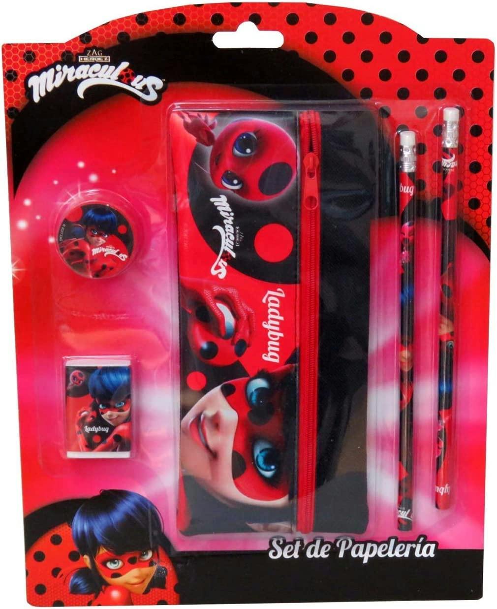 5-Pack Miraculous Ladybug Skolset