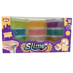 Slime / Putty Kristallklar met Glitter 12-pack