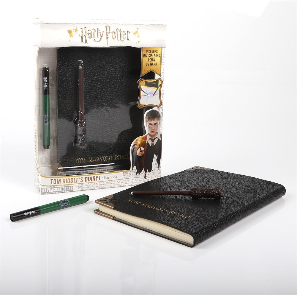 Harry Potter Hemlig Anteckningsbok Med Penna