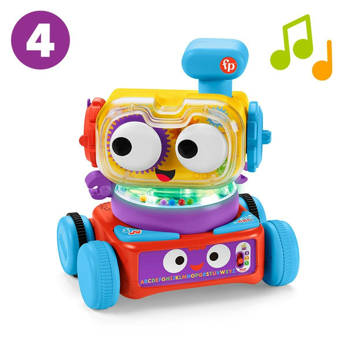 Färgglad Fisher-Price 4-i-1 Learning Bot Nordics