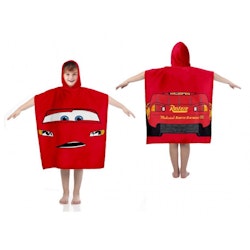 Disney Cars Färgglad Badponcho i Bomull