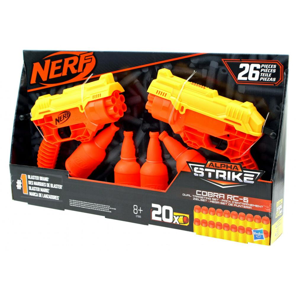 Nerf Alpha Strike Set 26-osainen Cobra RC-6 Dual Targeting Set