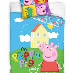Peppa Pig Bomull Sängkläder, 150x210 cm